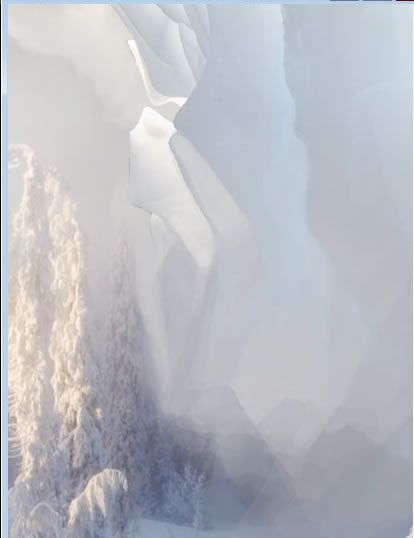 Christmas night, new year card, flying Santa Claus, fairy christmas landscape, snow scene, christmas trees, iceberg, night stars, moon light, santa's deers, christmas sleigh.